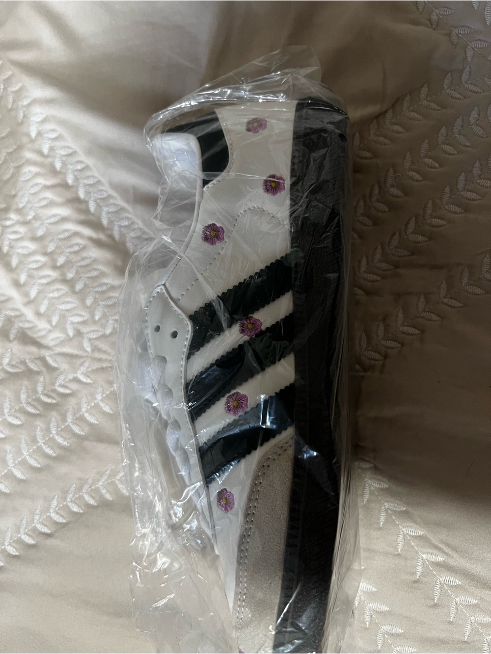Flowered Samba Inspired Sneakers - Picture 3 of 5
